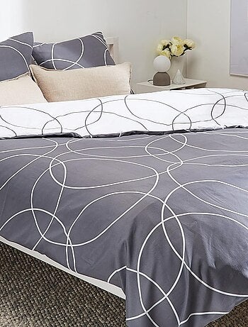 Conjunto de cama microfibra elton douceur d'intérieur
