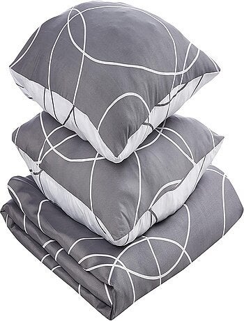 Conjunto de cama microfibra elton douceur d'intérieur