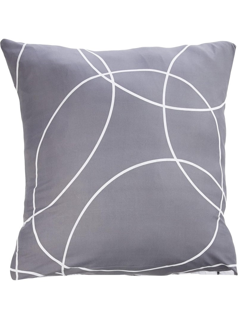 Conjunto de cama microfibra elton douceur d'intérieur Cinza pomba - Kiabi