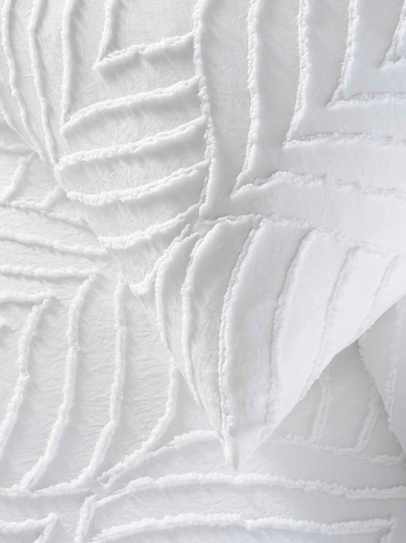 Conjunto de cama microfibra heltie promo linge Branco - Kiabi