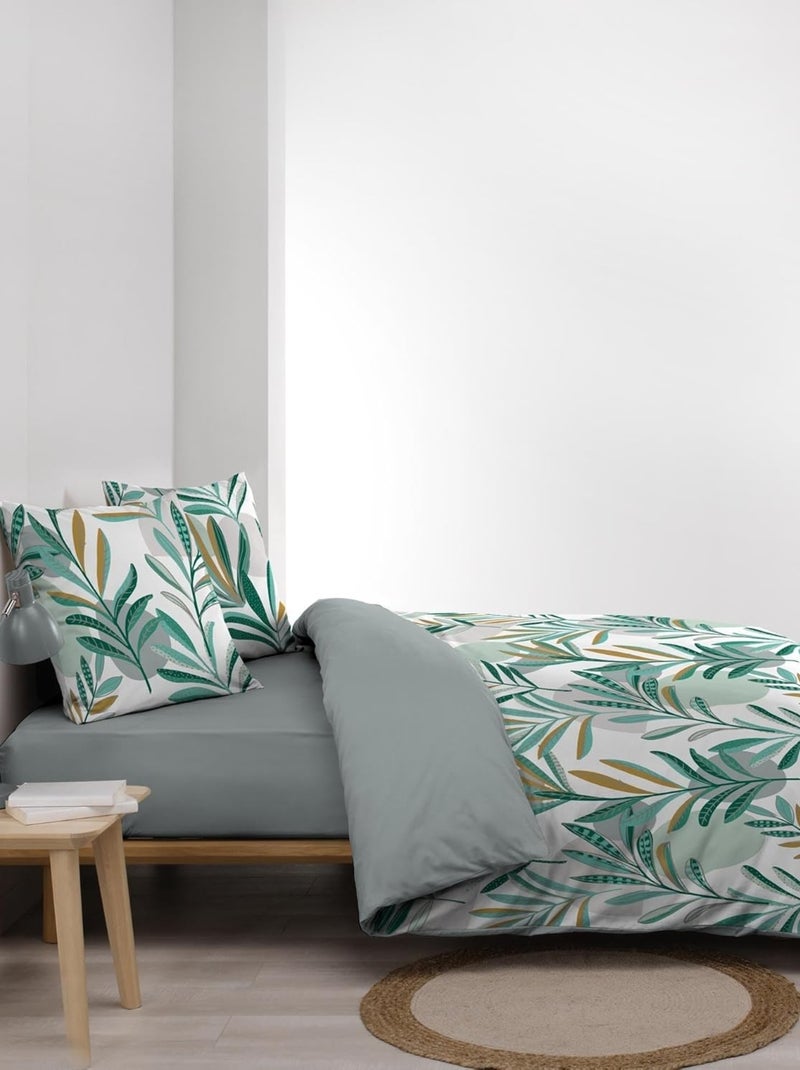 Conjunto de cama microfibra louna douceur d'intérieur Verde - Kiabi