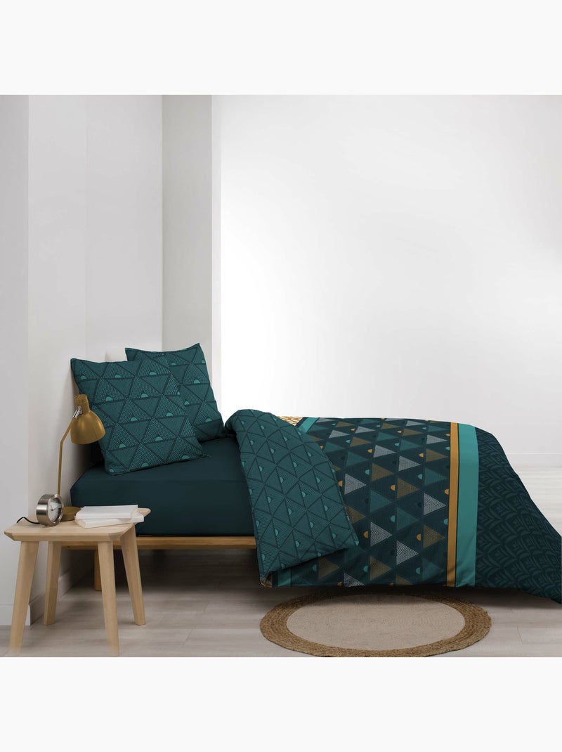 Conjunto de cama microfibra triade douceur d'intérieur Verde - Kiabi