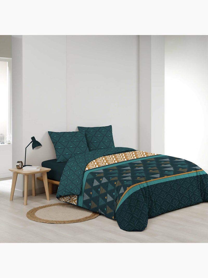 Conjunto de cama microfibra triade douceur d'intérieur Verde - Kiabi