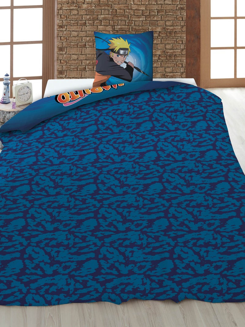 Conjunto de cama 'Naruto' - 1 pessoa Azul - Kiabi