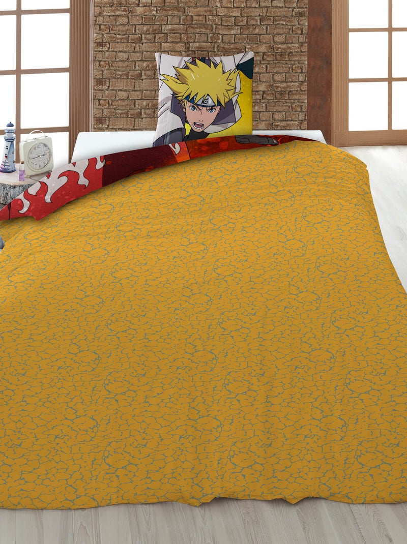 Conjunto de cama 'Naruto' - 1 pessoa Laranja - Kiabi
