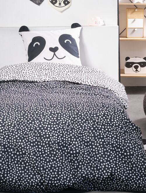 Conjunto de cama 'Panda' - Solteiro - Kiabi