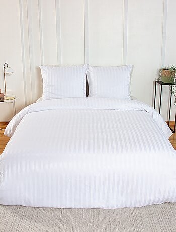 Conjunto de cama para 1 ou 2 pessoas em cetim + 2 fronhas