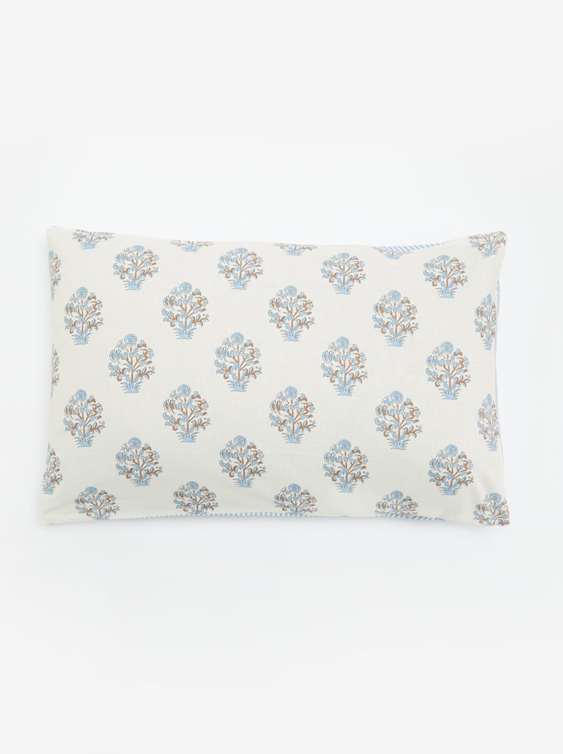 Conjunto de cama para 2 pessoas - 1 capa de edredão + 2 fronhas Azul - Kiabi