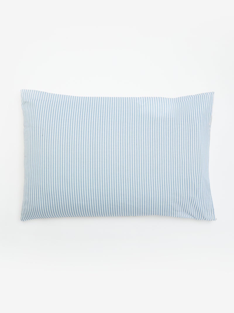 Conjunto de cama para 2 pessoas - 1 capa de edredão + 2 fronhas Azul - Kiabi