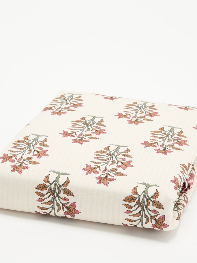 Conjunto de cama para 2 pessoas - 1 capa de edredão + 2 fronhas Rosa - Kiabi