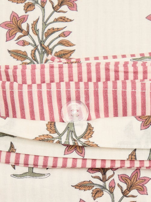 Conjunto de cama para 2 pessoas - 1 capa de edredão + 2 fronhas - Kiabi