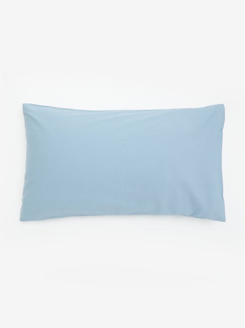 Conjunto de cama para 2 pessoas - 240 x 220 cm em seersucker - Kiabi Conjunto de cama para 2 pessoas - 240 x 220 cm em seersucker - Kiabi