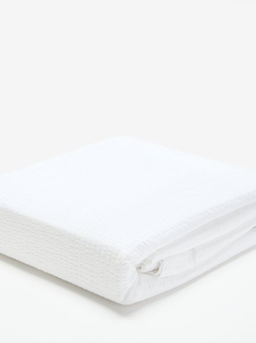 Conjunto de cama para 2 pessoas - 240 x 220 cm em seersucker - Kiabi Conjunto de cama para 2 pessoas - 240 x 220 cm em seersucker - Kiabi
