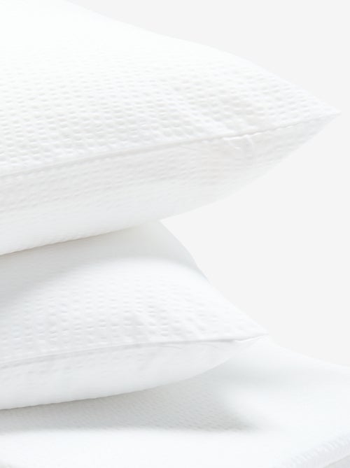 Conjunto de cama para 2 pessoas - 240 x 220 cm em seersucker - Kiabi Conjunto de cama para 2 pessoas - 240 x 220 cm em seersucker - Kiabi