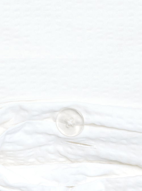 Conjunto de cama para 2 pessoas - 240 x 220 cm em seersucker - Kiabi Conjunto de cama para 2 pessoas - 240 x 220 cm em seersucker - Kiabi