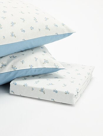 Conjunto de cama casal - Capa de edredão + 2 fronhas - KIABI Home