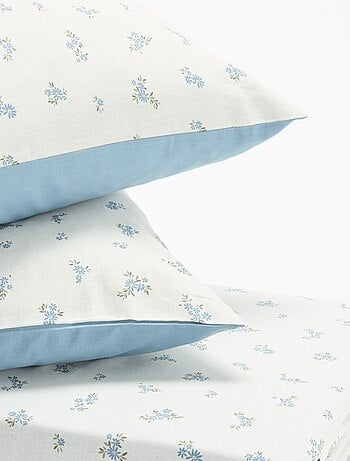 Conjunto de cama casal - Capa de edredão + 2 fronhas - KIABI Home
