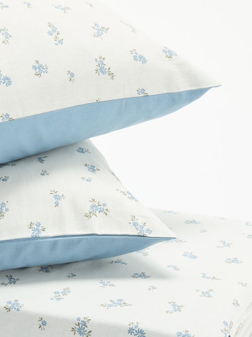 Conjunto de cama para 2 pessoas - Capa de edredão + 2 fronhas - KIABI Home - Kiabi