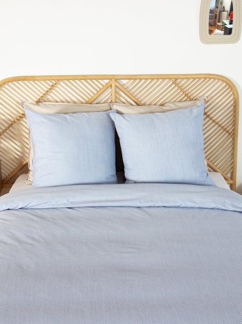 Conjunto de cama para 2 pessoas 3 peças - Capa de edredão + 2 fronhas - Kiabi