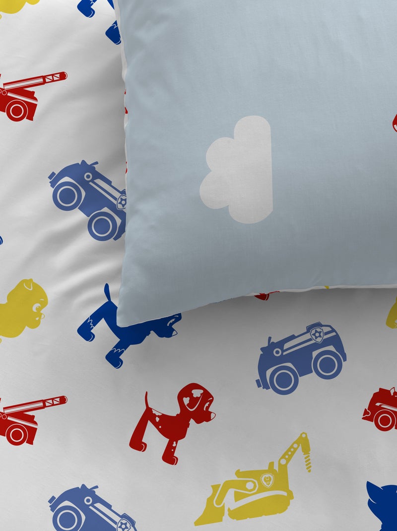 Conjunto de cama 'Patrulha Pata' - 1 pessoa Branco - Kiabi