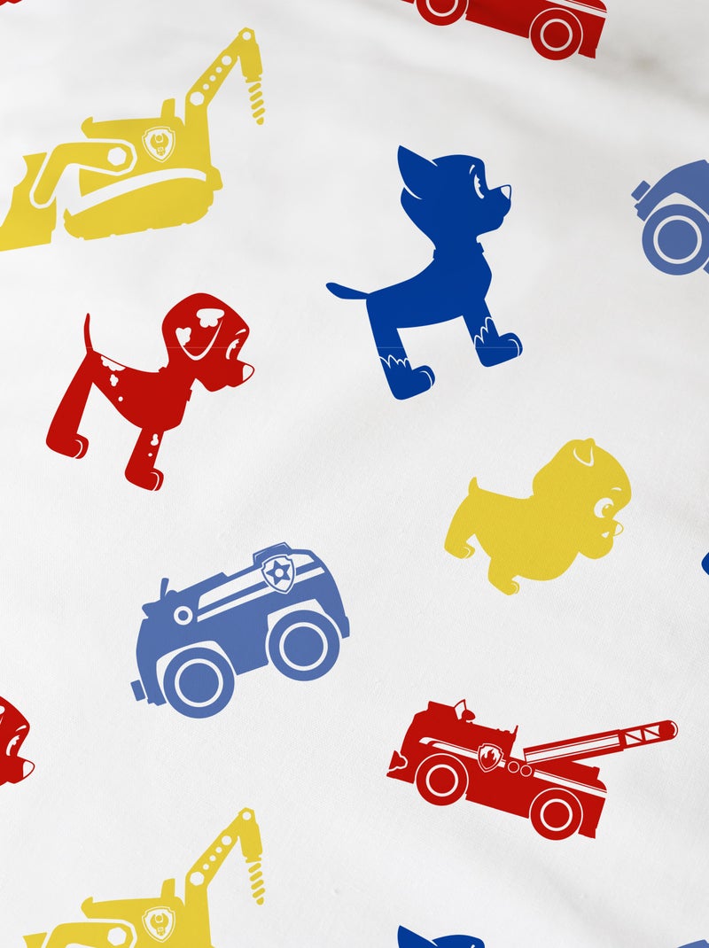 Conjunto de cama 'Patrulha Pata' - 1 pessoa Branco - Kiabi