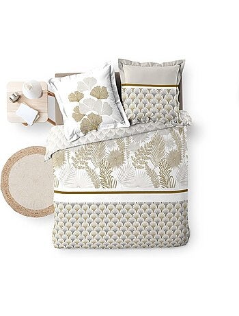 Conjunto de cama percal de algodão melisse douceur d'intérieur