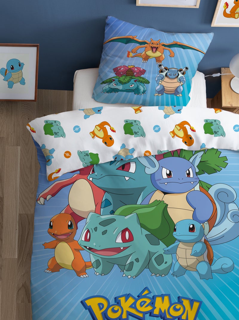 Conjunto de cama 'Pokémon' - Solteiro AZUL - Kiabi