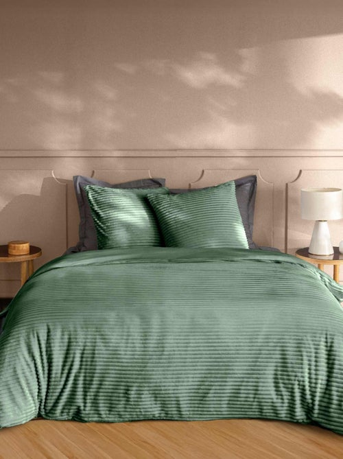Conjunto de cama poliéster flanelle douceur d'intérieur - Kiabi