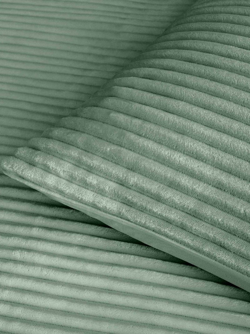 Conjunto de cama poliéster flanelle douceur d'intérieur Verde - Kiabi