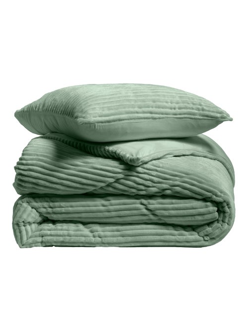 Conjunto de cama poliéster flanelle douceur d'intérieur - Kiabi