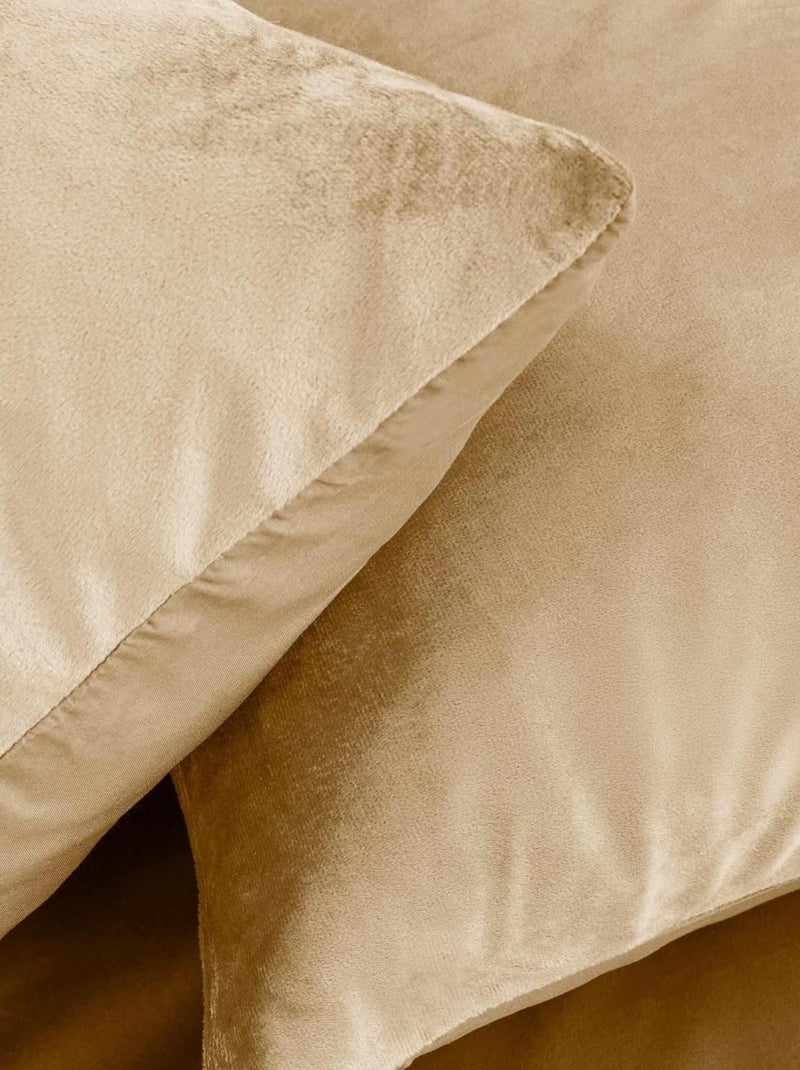 Conjunto de cama poliéster velina douceur d'intérieur Bege-areia - Kiabi