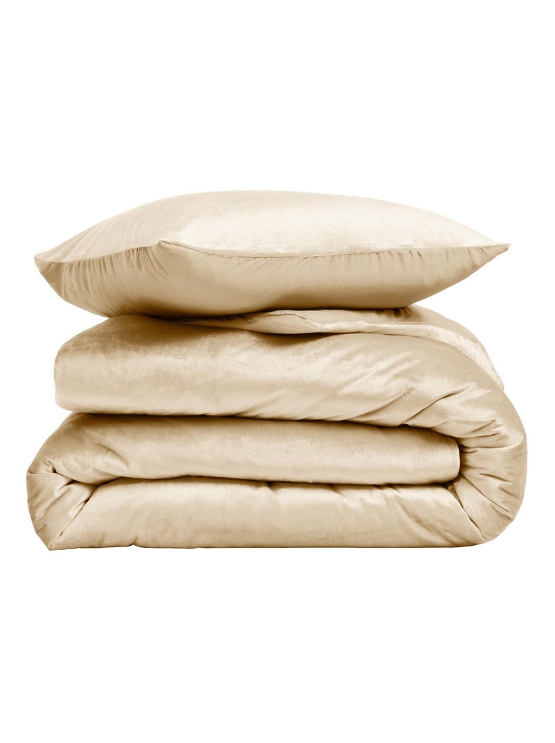 Conjunto de cama poliéster velina douceur d'intérieur Bege-areia - Kiabi