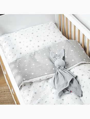 Conjunto de cama reversível para bebê em algodão | sevira kids