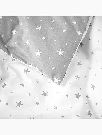 Conjunto de cama reversível para bebê em algodão | sevira kids