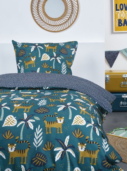 Conjunto de cama 'selva' - Solteiro - Kiabi