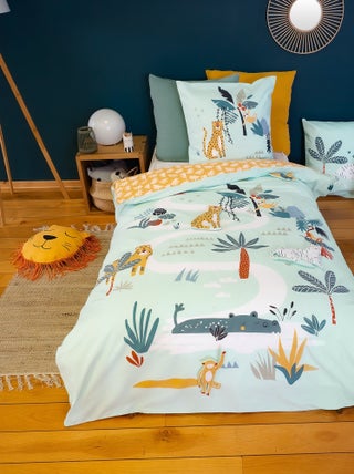 Conjunto de cama selva - Solteiro