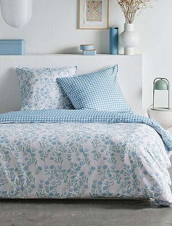 Conjunto de cama vichy reversível - 2 pessoas