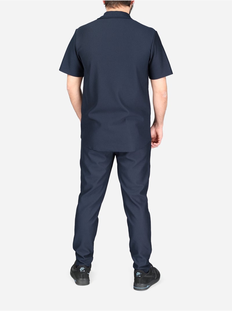 Conjunto de camisa calçar - Frilivin Azul escuro - Kiabi