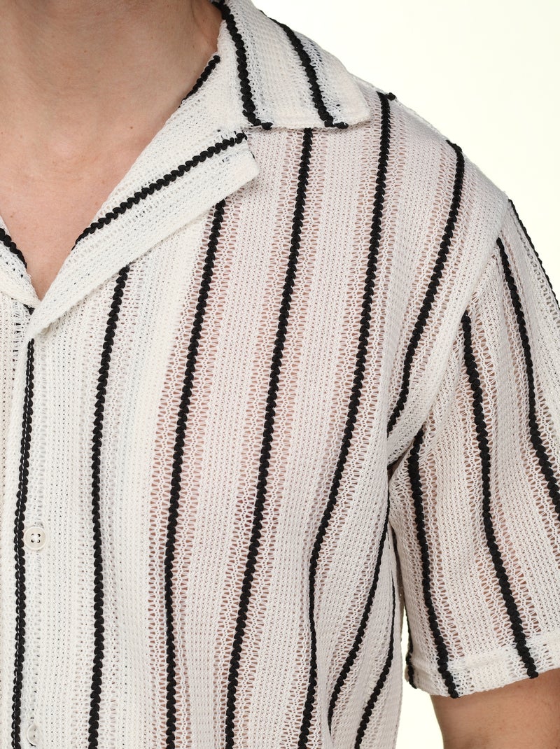 Conjunto de camisa calçar - Frilivin Branco Preto - Kiabi