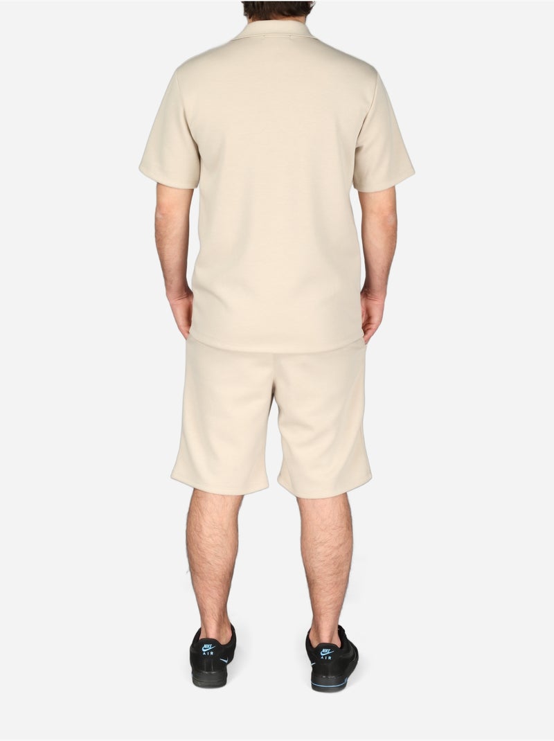 Conjunto de camisa de 2 peças - Frilivin Bege - Kiabi