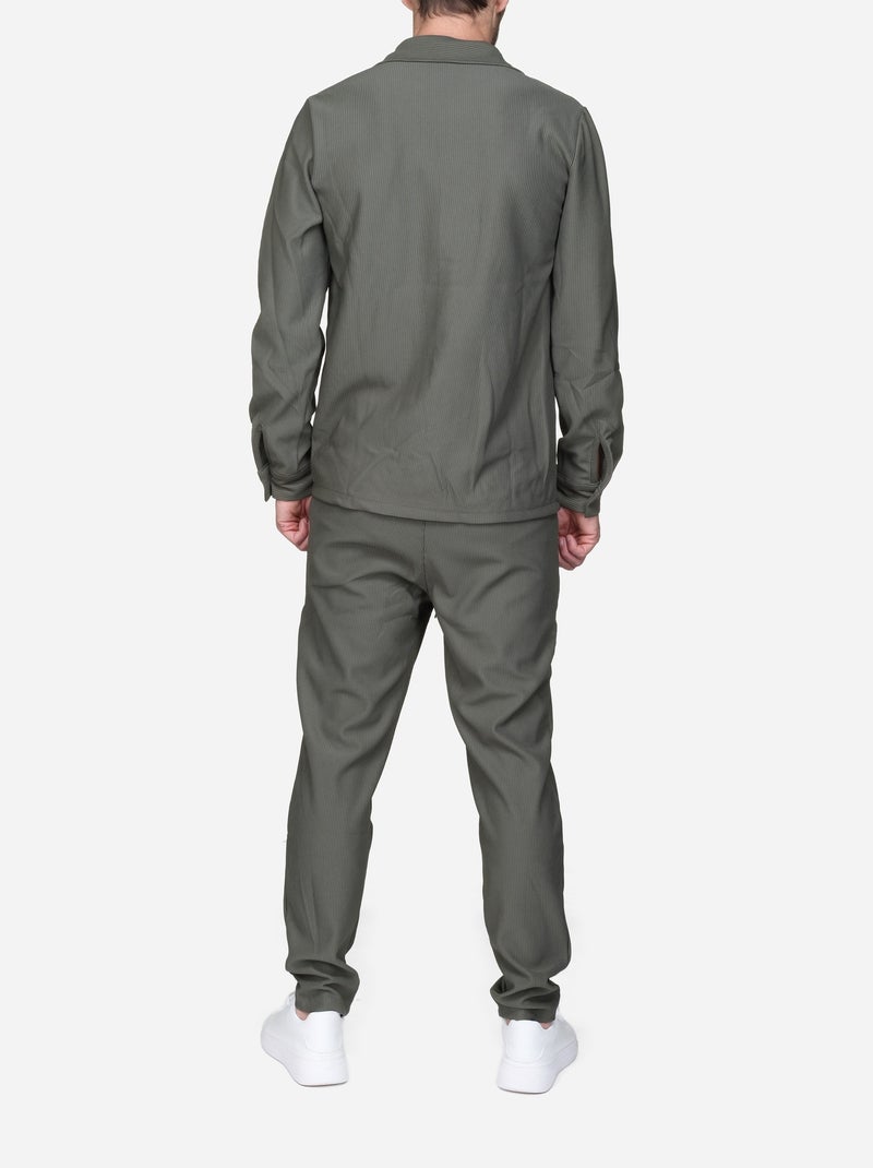 Conjunto de camisa de 2 peças - Frilivin Cáqui - Kiabi