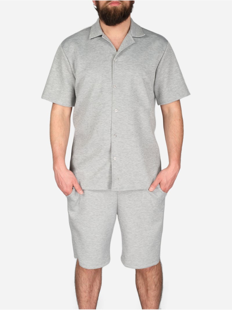 Conjunto de camisa de 2 peças - Frilivin Cinza claro - Kiabi