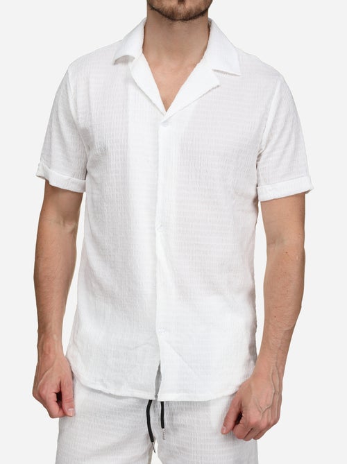 Conjunto de camisa e calções lisos e estampados - Frilivin - Kiabi Conjunto de camisa e calções lisos e estampados - Frilivin - Kiabi