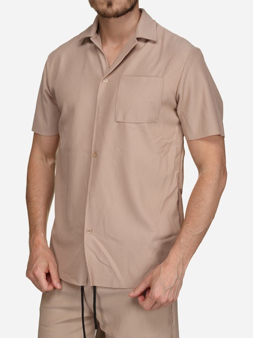 Conjunto de camisa e calções texturizados - Frilivin - Kiabi Conjunto de camisa e calções texturizados - Frilivin - Kiabi