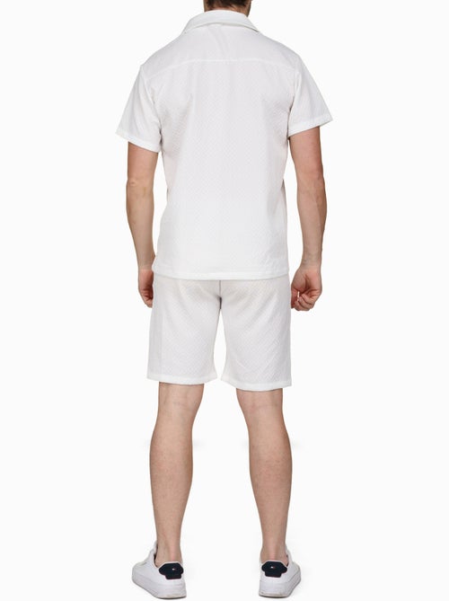 Conjunto de camisa e calções texturizados - Frilivin - Kiabi Conjunto de camisa e calções texturizados - Frilivin - Kiabi