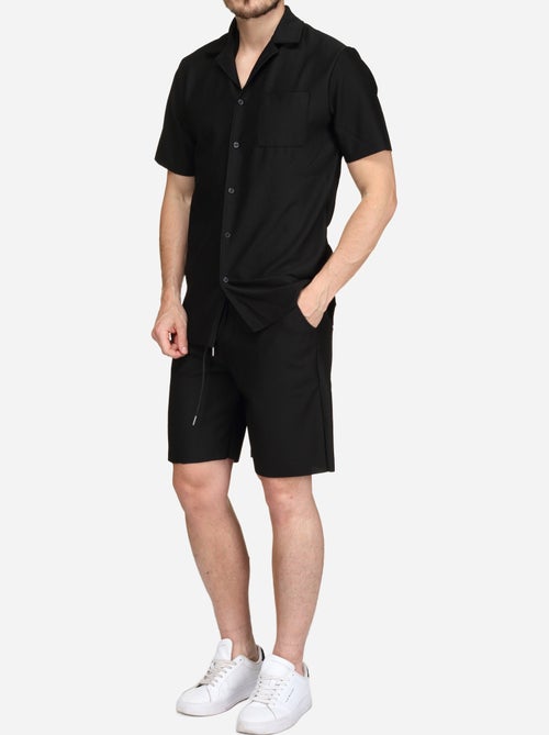 Conjunto de camisa e calções texturizados - Frilivin - Kiabi Conjunto de camisa e calções texturizados - Frilivin - Kiabi