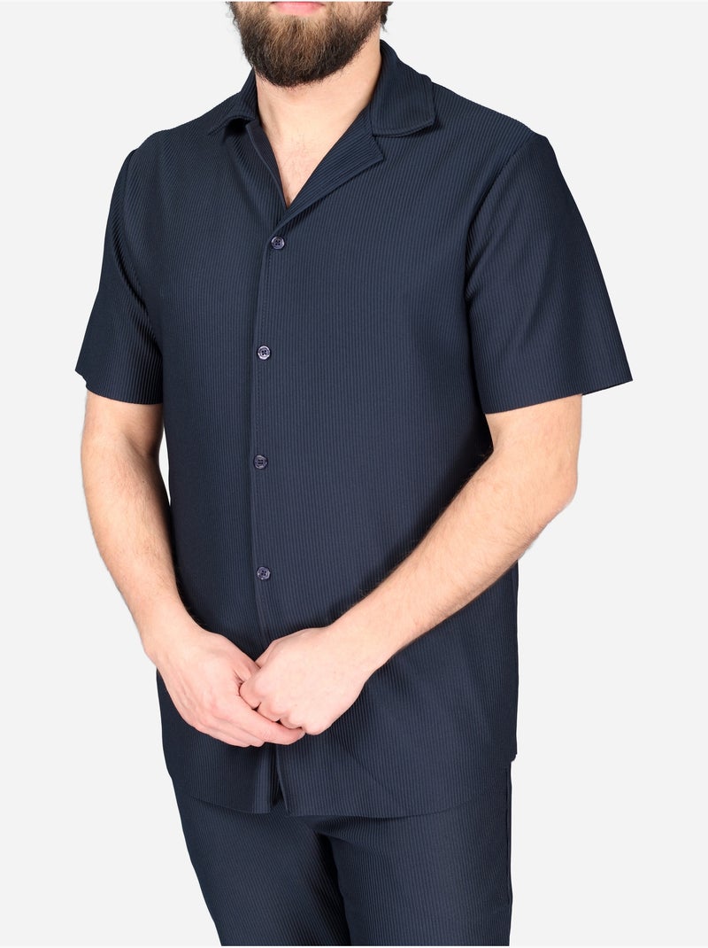 Conjunto de camisa larga - Frilivin Azul escuro - Kiabi