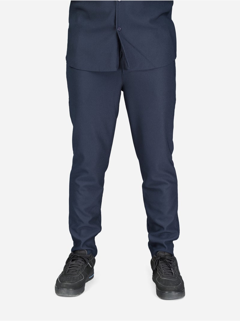 Conjunto de camisa larga - Frilivin Azul escuro - Kiabi