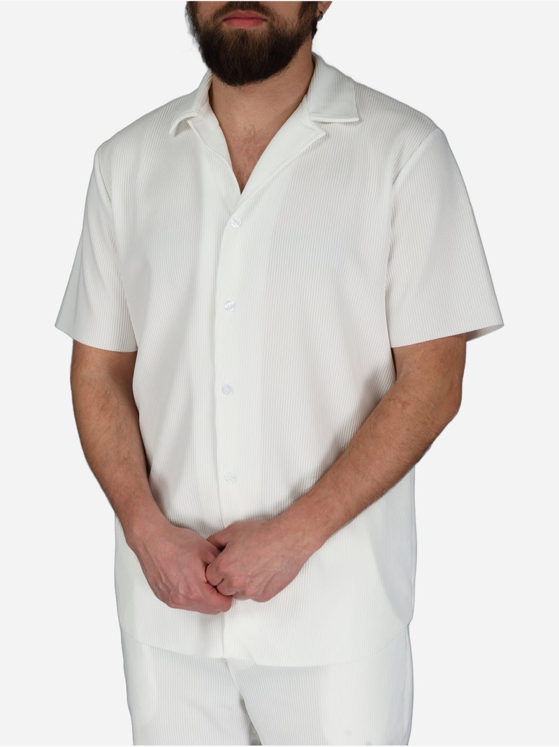 Conjunto de camisa larga - Frilivin Branco - Kiabi