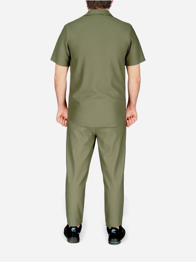 Conjunto de camisa larga - Frilivin Cáqui - Kiabi